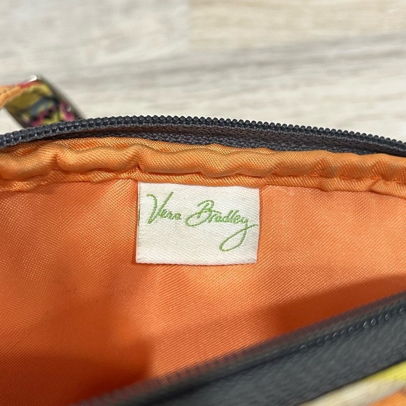 Vera Bradley Jazzy Blooms Bright Small Multi Compartment Crossbody Bag Purse - Picture 11 of 14